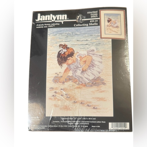 janlynn Other - Janlynn Collecting Shells Cross Stitch Kit